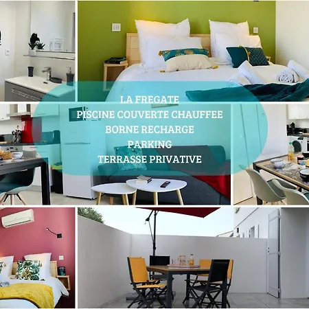 La Fregate Maison Avec Piscine/parking/wifi/plages 5kms